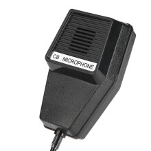 CB Radio Microphone 4 Pin for Cobra Walkie Talkie Transceiver Black 60cm
