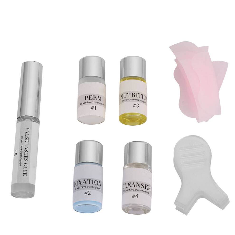Eyelash Perm Kit, 2024Upgrade with Enhanced Adhesion & Cleanser, Includes All Necessary Tools for Salon-Quality Lash Lifts, Safe & Gentle Formula
