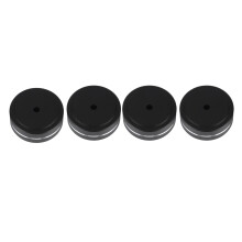 Verstärkerfüße 4 Stück Alu 40mm Schwarz