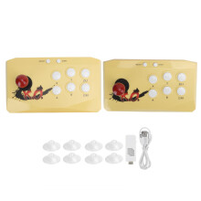 Epic Gaming Saga, High Definition Arcade Console with Customizable Buttons, for a Personalized Retro Game Machine Adventure (Set of Two)