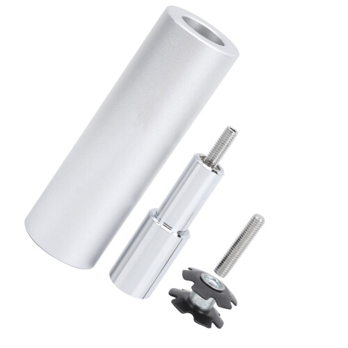 Bicycle Fork Star Nut Installer Tool, Threadless Nut Setting Device with Non-Slip Grip and Rust Resistant Screws Compatible with1" and1-1/8" 2