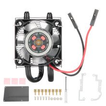 Plug And Play, ventilator de răcire RGB pentru Raspberry Pi 3B+/4B, structură turn ultra silențioasă ușor de instalat cu radiator multistrat,