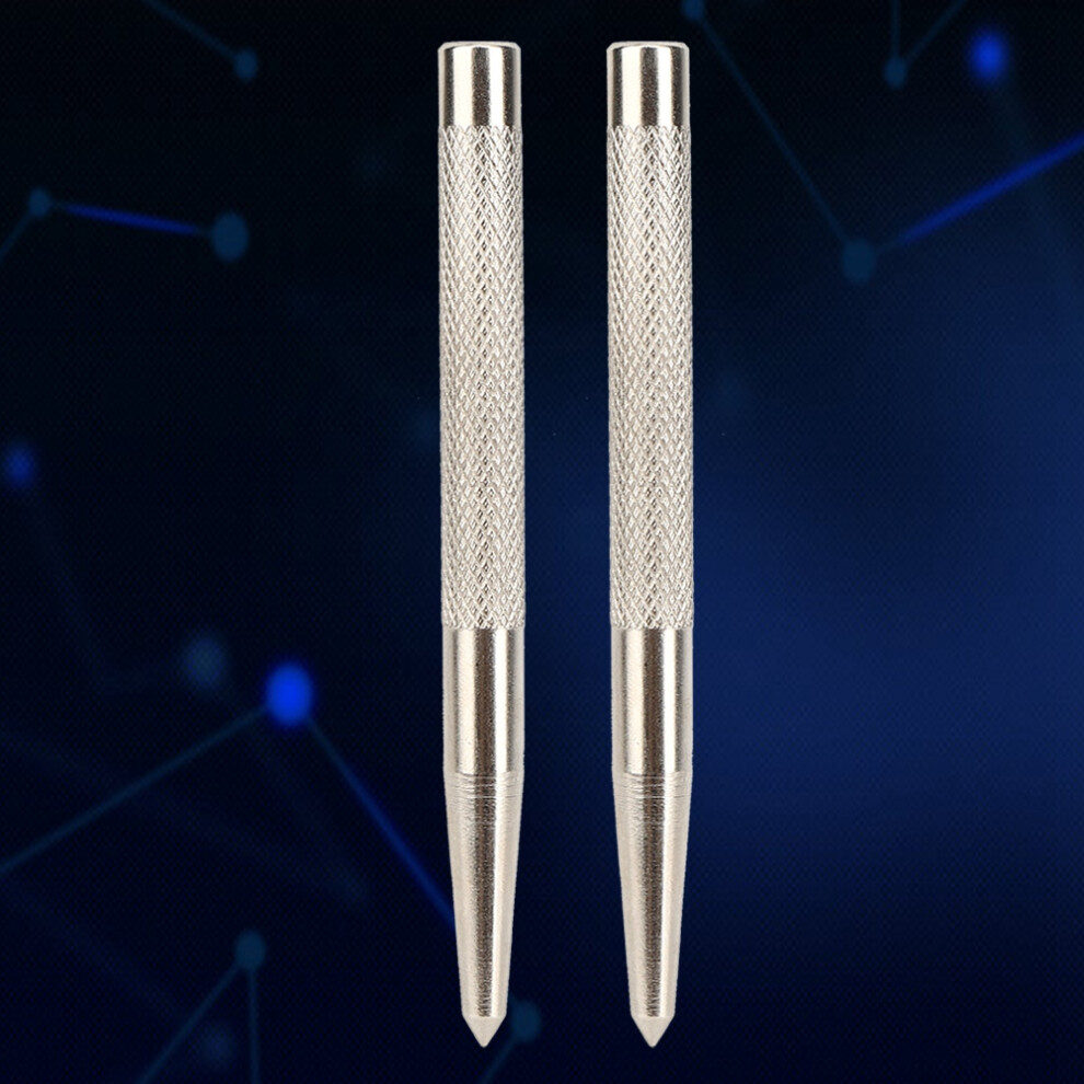 Center Punch 2Pcs Tapered High Hardness 45# Steel For Mold & Metal Work 8791392466407