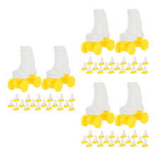 30Paires Patins Miniatures Blancs Pour Maison De Et Jeu Enfant