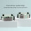 Adjustable Velcro Connection Strap Stroller Organizer Universal Stroller Organizer with Cup Holders Multi Structure Linen Fabric Durable Materials 8