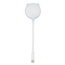 Lampă de birou LED cu control vocal, alimentată prin USB, mini portabilă