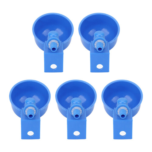 Automatic Chicken Water Cup PP Plastic5pcs