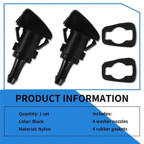 16 Pack Front Windshield Washer Nozzles Wiper Spray Kit Replacement for   Ram 5116079AA,4805742AB,5303833AA 2