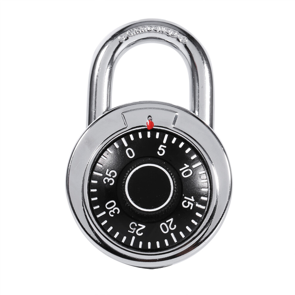 Customizable Combination Lock With Anodized Aluminum Cover, Safe And Firm Metal Lock Body, Anti-Shim Locking Mechanism For School Lockers, Keyless 9479868754836