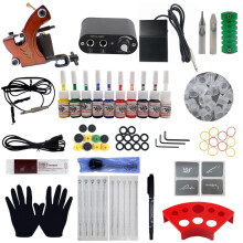 Professional Tattoo Kit For Aspiring Artists, Coil Tattoo Machines With Foot Pedal Power Supply And Safe Tattoo Ink Colors