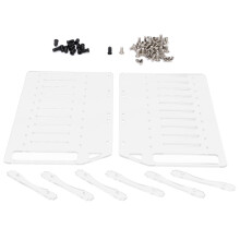 Computer Stand For3.5Inch Diy Acrylic Hard Disk Bracket, Multi Layer Support Shelf With Easy To Install Features For Ten2.5Inch Hard Drives,