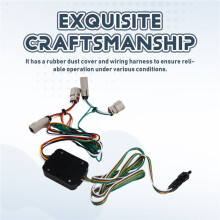 56468 4 Way Trailer Wiring Harness for Bronco 2021-2024 with Led Taillights, 4 Pin Trailer Connector Plug