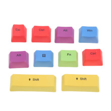 Oem Profile Keycap Set, Comfortable Typing Double Shot Injection Cross Type Switch For Ansi Layout Mechanical Gaming Keyboards (10Pcs)