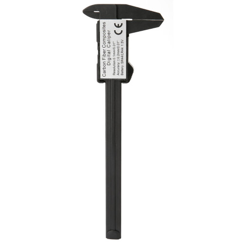 150 mm / 6 in Digitale LCD-Vernier-Schieblehre Schwarz