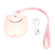 Wearable Fan for Travel Essentials, Multiscene Use Eyelash Fan with Cooling Personal Fan, USB Rechargeable Portable Neck Fan