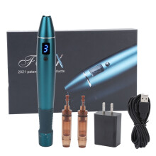 Micropigmentation Device, Professional Permanent Makeup Machine with Metal Frame, Rechargeable for Uninterrupted Tattoo Artistry, Features LED Screen