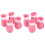 8Pièces Chaussures Roses Anti-Rayures Pour Chats Protection Ajustable 1