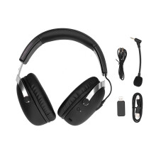 Gaming Headset, Pro-tuned Audio Profiles, Customized Sound Unit, Low Latency, Titanium Drivers, Noise Canceling Mic, Multi-platform Compatibility,