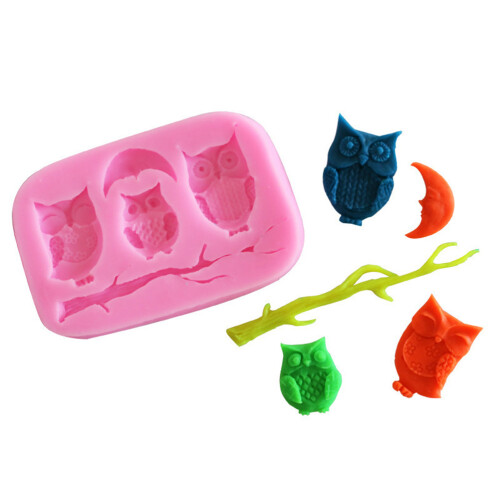 2Stk Rosa Silikonform Backform Für Kuchen Fondant 2