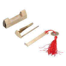 Brass Padlock with Key for Gift Boxes