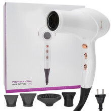 Uniform Heat Ceramic Hair Dryer, Ionic Conditioning for Enhanced Shine & Moisture Lock, Lightweight Design for Reduced Strain