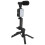 Vlogging Equipment Bundle for Influencers with Adjustable LED Light Microphone Tripod and Bluetooth Remote, Universal Smartphone Holder for Stable 3
