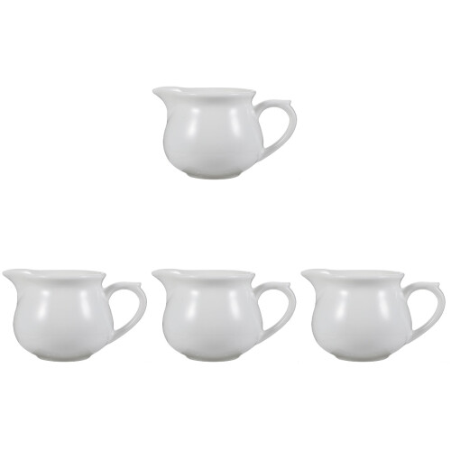 4Pièces Pot À Sauce Céramique Solide Pour Barbecue Repas