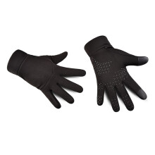 Winter Men’s Touch Screen Waterproof Brushed Gloves M Black