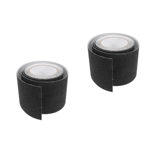 2Rolls Black Highway Tape Stickers Adhesive Durable Model Train Layout