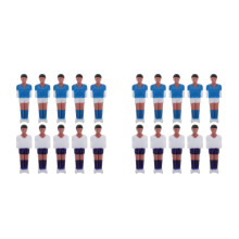 20Pièces Joueurs -Foot En Résine Pour Jeux De Table Colorés