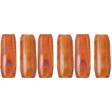 6St Hout Lange Dessertschaal Chocolade Met Unieke Textuur Voor Thuis