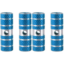 2St Stevige Blauwe Footpeg Voor , Aluminium, Voor Stunt En