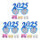 12St St Nieuwejaarsbrillen Multi Color Electroplated Feestdecoratie 1