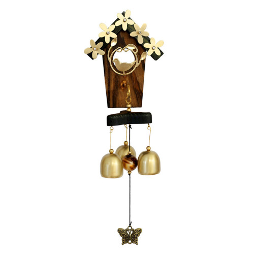 Copper Wind Chime with House Design35cm