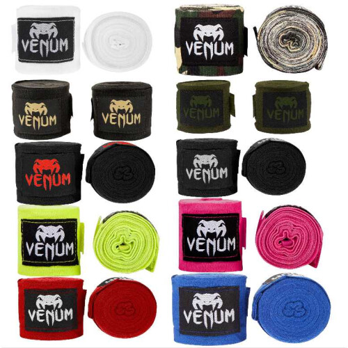 (White, 4m) Venum Adult Hand Wraps 1