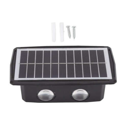 Solar Wall Light with4LEDs, 2Brightness Levels,