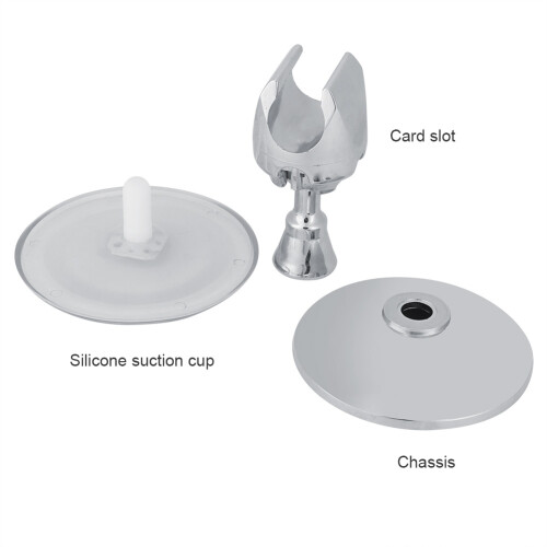 Versatile Shower Head Bracket, Universal Compatibility Ensures Easy Replacement, Strong Adhesion Installation For Smooth Surfaces Without Drilling, 2