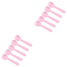 200St Roze Plastic Set Non-Stick Wegwerp Keuken