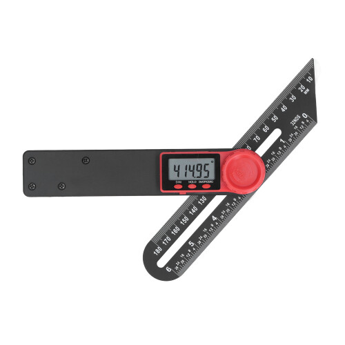 Reversible Reading Digital Angle Finder High Accuracy LCD Display Bubble Level Adjustable Angle Lock Quick Measurement Multi Function Woodworking 2