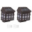 2Pack LED Solar Wall Light for Garden, Courtyard & Porch 1
