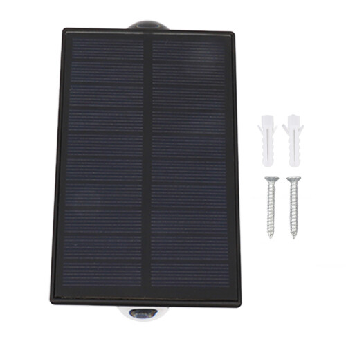 LED Solar Wall Light with Spotlight Lens – IP65