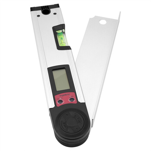 High Accuracy Digital Angle Finder Protractor Stainless Steel Ruler Measuring Inside And Outside Angles Locking Function Hold Function Zeroing Button 1