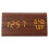 Modern LED Alarm Clock With Wooden Structure, Triangular Wood Shape Digital Time Display With12/24Hour Format Adjustable Brightness Sound 2