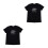 2Stk Schwarzes Herren T-Shirt Kurzarm Polyester Casual 5