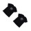 2Stk Schwarzes Herren T-Shirt Kurzarm Polyester Casual 6