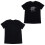 2Stk Schwarzes Herren T-Shirt Kurzarm Polyester Casual 10
