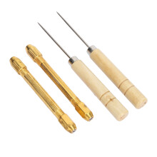 Doll Hair Rooting Holders with 10pcs 0.8mm Needles & Wooden Awl