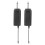 Low Noise Latency Wireless XLR Transmitter With Rechargeable Battery, UHF Wireless Microphone System Plug And Play Anti Interference Adjustable 2