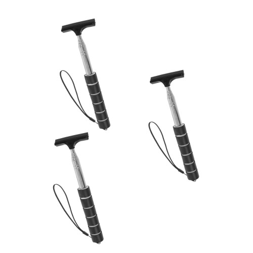 3Pièces Essuie-Glace Rétroviseur Multifonction Durable Noir