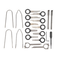 Effortless Car Audio Upgrade Kit, Strong and Durable20PCS Steel Keys for Hassle-Free Stereo Removal, Ergonomically Designed for Comfort & Control